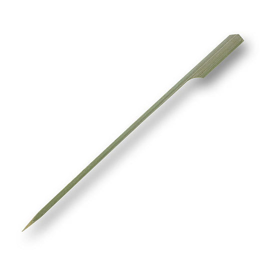 Bambus-Spieße mit Blattende, 18cm lang, 100 Stück, ideal für Saté-Spieße