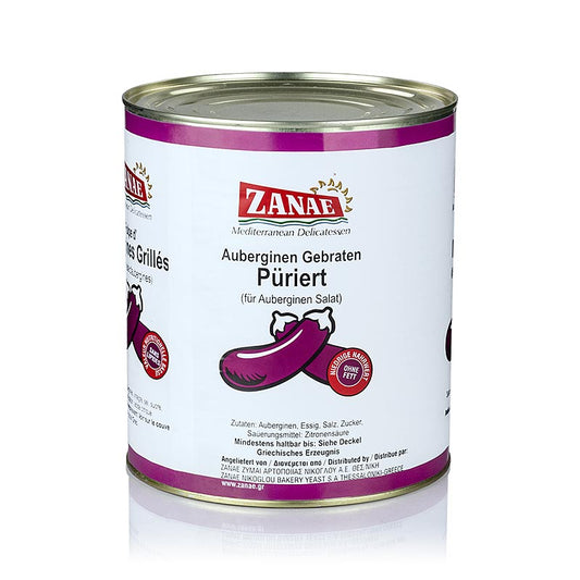 Auberginenpaste von Zanae, 2,8 kg - Ideal als Vorspeise oder zu Fleischgerichten