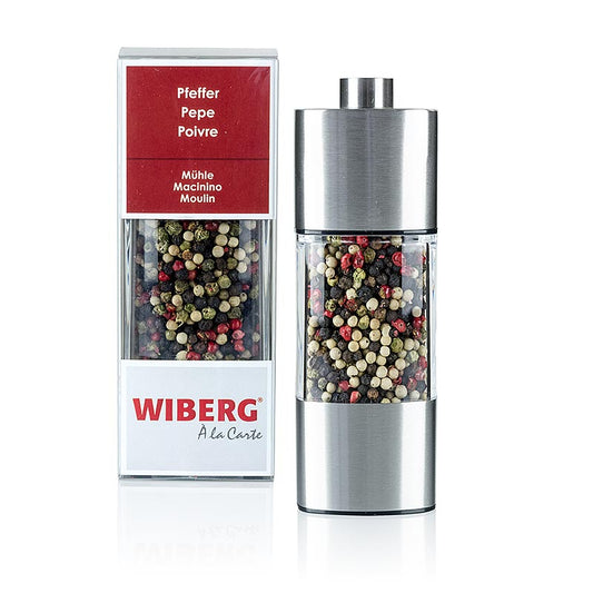 Keramik-Mahlwerk der Wiberg Pfeffermühle, bunt, ganz, 14cm, 65g, für frisch gemahlenen Pfeffer
