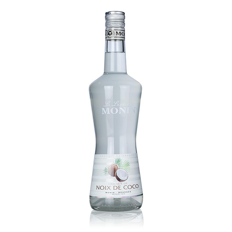 Kokos Likör, 20% vol, Monin, 700 ml - Exotischer Kokosnuss Likör in einer 700 ml Flasche von Monin