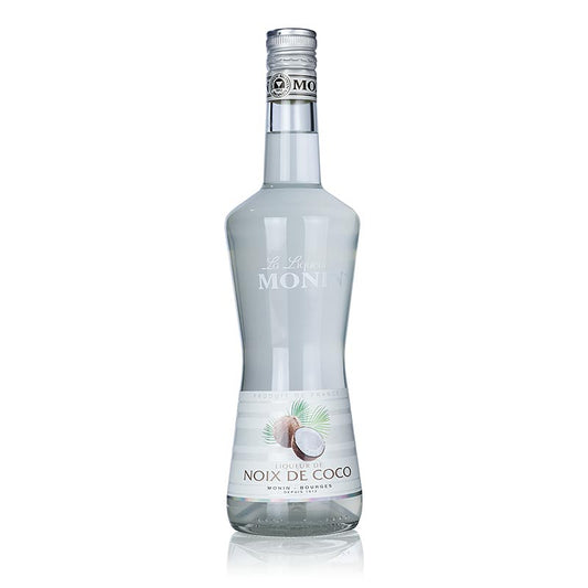 Kokos Likör, 20% vol, Monin, 700 ml - Exotischer Kokosnuss Likör in einer 700 ml Flasche von Monin