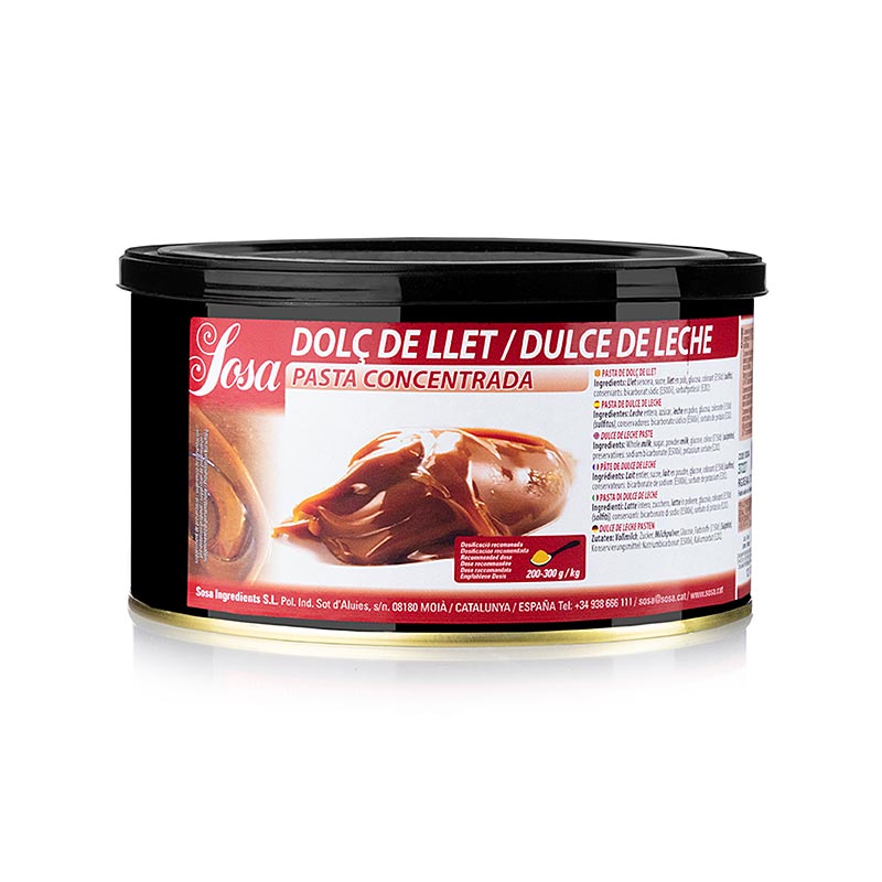 Sosa Paste - Dulce de leche (Milchkaramell), 1,5 kg - Köstliche süße Karamellpaste in einer großen 1,5 kg Verpackung