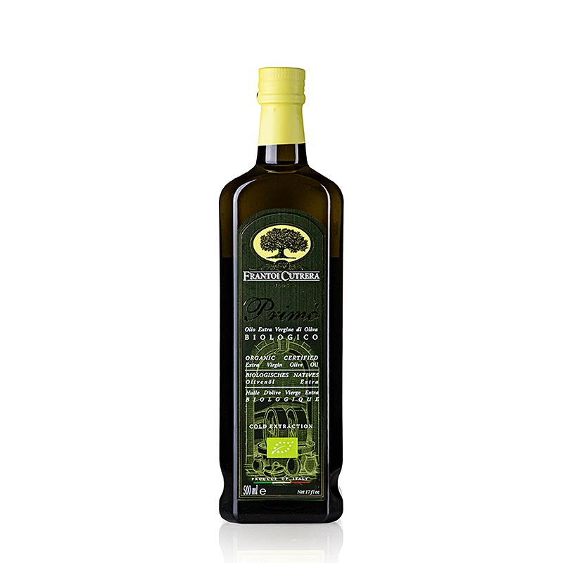 BIO natives Olivenöl extra aus Tonda Iblea Oliven, 750 ml, Sizilien, IT-BIO-008 zertifiziert
