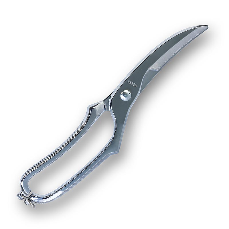 Geflügelschere aus Edelstahl, 25cm lang, problemloses Schneiden von hohlen Knochen für gleichmäßiges Garen und Ausnehmen von Geflügel