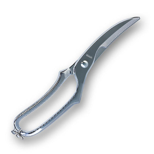 Geflügelschere aus Edelstahl, 25cm lang, problemloses Schneiden von hohlen Knochen für gleichmäßiges Garen und Ausnehmen von Geflügel