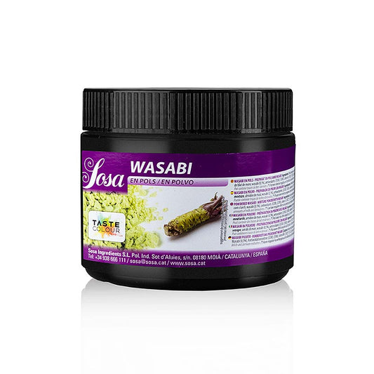 Sosa Pulver - Wasabi, Hakata (39086), 200 g - Premium-Zutaten für Gastronomie und Konditorei in Spanien, handgemachte Kekse, traditionelle katalanische Weihnachtsartikel, Speiseeiszutaten, Nüssen Zutaten, lyophilisierte Früchte, Texturierer, natürliche Pflanzenextrakte, natürliche Aromen und viele andere hochwertige Inhaltsstoffe