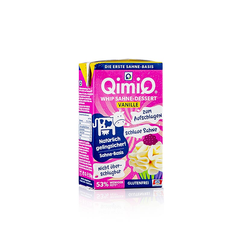 QimiQ Whip Vaniglia, dessert a base di panna da montare a freddo, 17% Grassi, 250 g