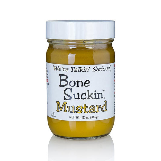 BBQ Senf ohne Chili-Schärfe, süße Kombination aus braunem Zucker, Molasse und Paprika Ideal zum Grillen, Dippen oder pur genießen