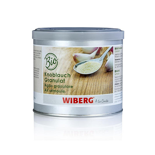 BIO-Knoblauchgranulat von Wiberg, 300 g - 100% Bio-Qualität, praktisch, intensives Aroma, vielseitig in der Küche einsetzbar Kaufen Sie BIO-Knoblauchgranulat in der Schweiz