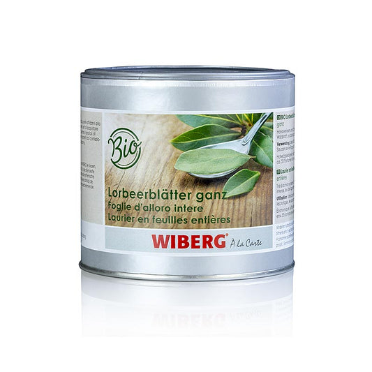 Bio Lorbeerblätter von Wiberg, ganz und aromatisch, 17 g Packung