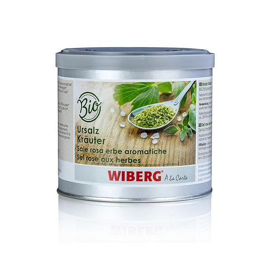 BIO-Kräutersalz aus Ursalz und aromatischen Bio-Kräutern, ideal für gesunde Küche