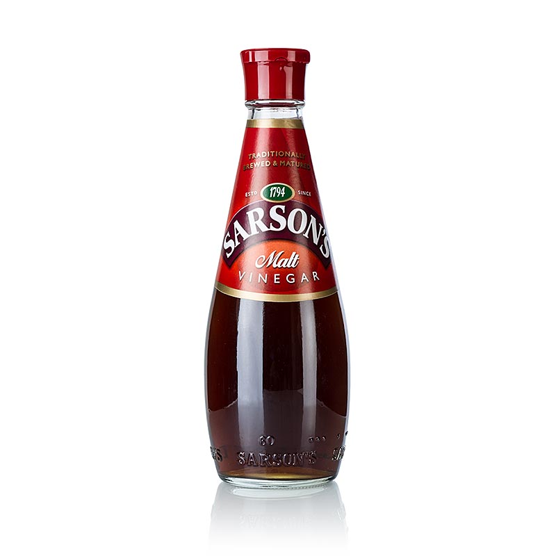 Malz-Essig 5% Säure von Sarsons in einer 250 ml Flasche, perfekt für Salate und Dressings