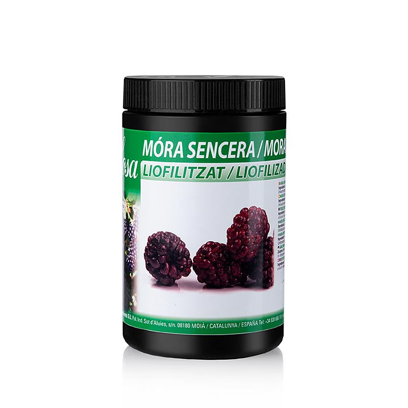 Gefriergetrocknete Brombeeren von Sosa, ganz, 80 g - Hochwertige Zutaten für Gastronomie und Konditorei, hergestellt in Spanien seit 1967