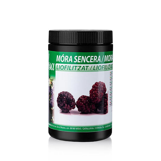 Gefriergetrocknete Brombeeren von Sosa, ganz, 80 g - Hochwertige Zutaten für Gastronomie und Konditorei, hergestellt in Spanien seit 1967