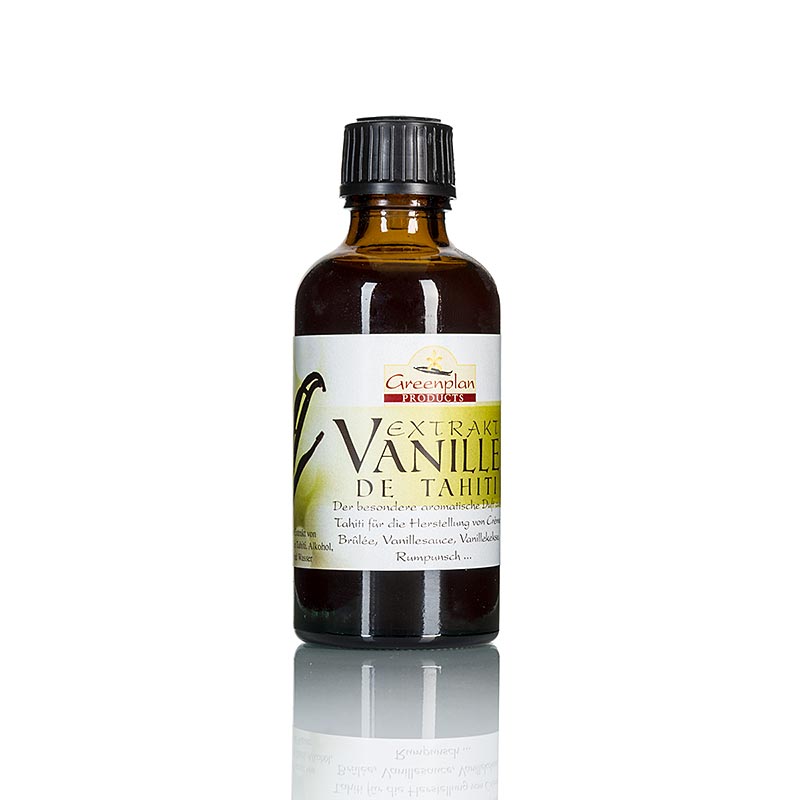 Estratto di vaniglia di Tahiti, senza granelli, spremuto a freddo, 50 ml