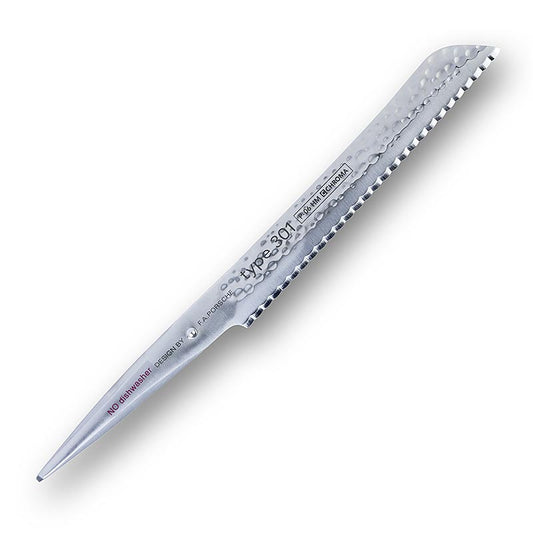 Chroma type 301 P-6 HM Coltello da pane con finitura martellata, 20,9 cm, 1 pz.