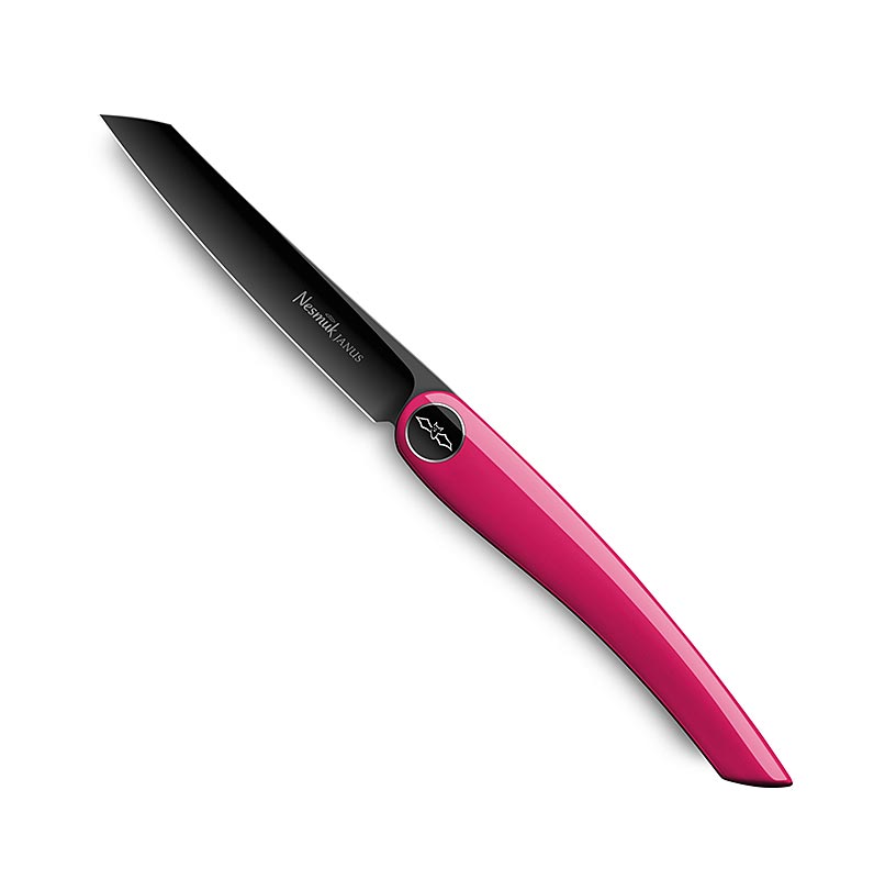 Nesmuk Janus Klappmesser (Folder), 202mm (115mm geschl.), pinker Klavierlack, 1 St
