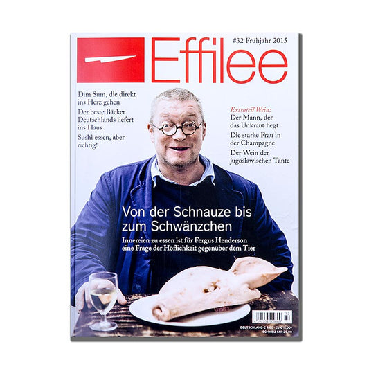 Effilee - Magazin für Essen und Leben, Ausgabe 32, 1 St - Titelseite des kulinarischen Magazins mit reichhaltigen Inhalten über besondere Zutaten, inspirierende Rezepte und faszinierende Geschichten für Hobbyköche und Gastronomieliebhaber