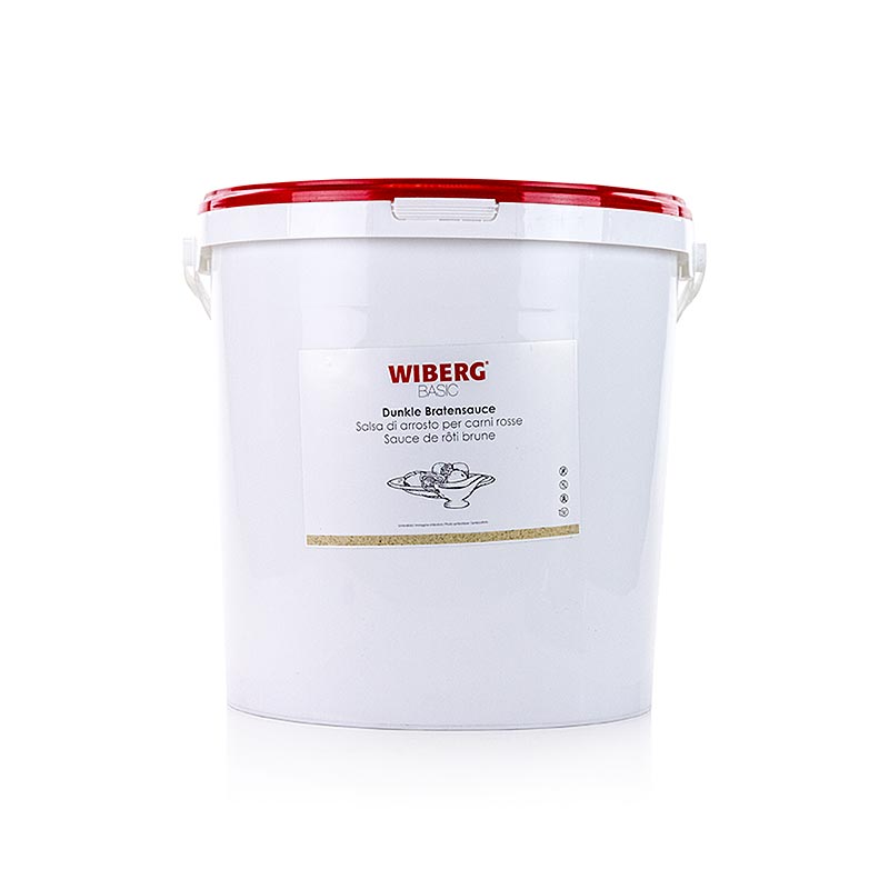 Wiberg Dunkle Bratensauce Zutatenmischung, 10 kg - Würzige Zutatenmischung für dunkle Fleisch-Gerichte, ideal für Rind, Wild und Lamm