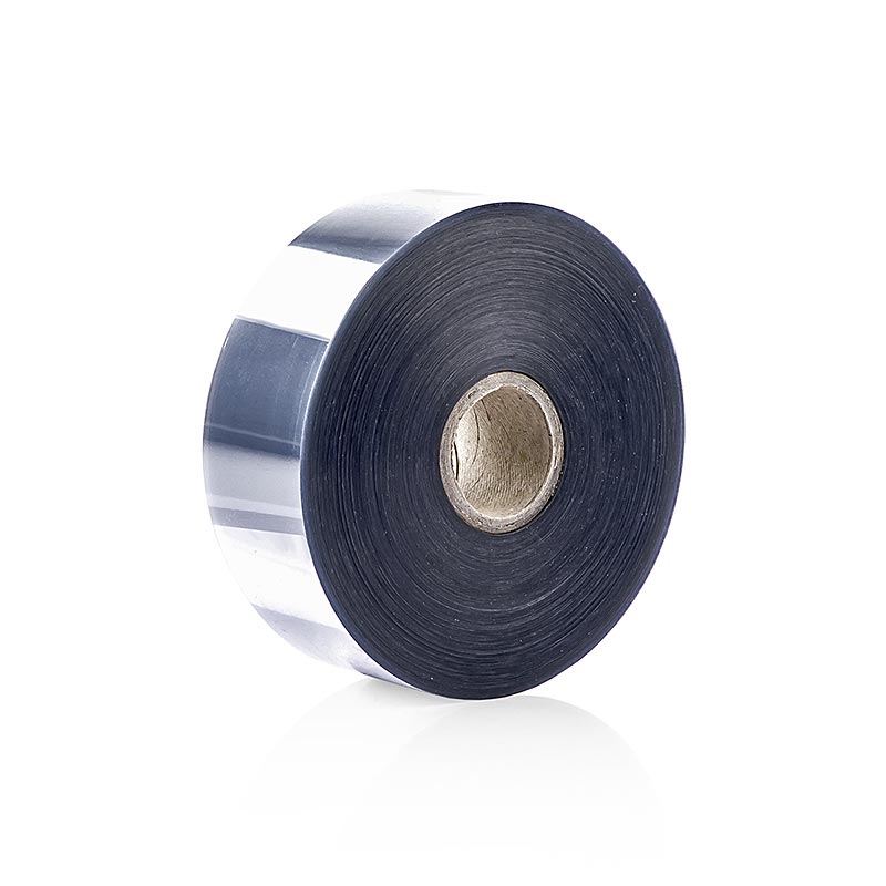 Kuchenrand-Folie, 5cm hoch, Rolle, PVC, 90µ, 200 m - Perfekt zum sauberen Trennen von süßen oder herzhaften Füllungen von Blechrändern und Ringen