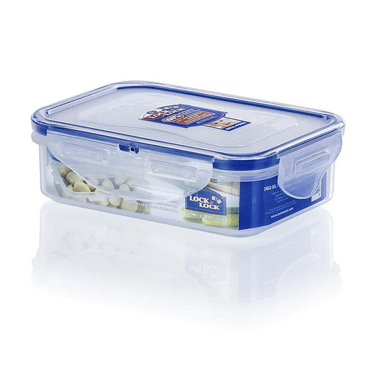 Frischebox Lock & Lock, 350 ml, rechteckig 151x108x45mm, 1 St - luft- und wasserdicht verschließbare Frischhaltebox für Mikrowelle und Tiefkühlgeräte geeignet