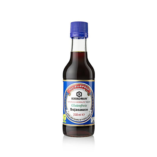 Sauce soja - Tamari, Kikkoman, sans gluten, Japon, 250 ml