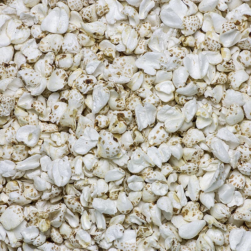 Buchweizen gepufft, BIO, 1 kg - Glutenfreie Zutat für Müslis und Granolas, auch als Gebäckboden verwendbar Nussiger Geschmack, reich an Eiweiß und Stärke