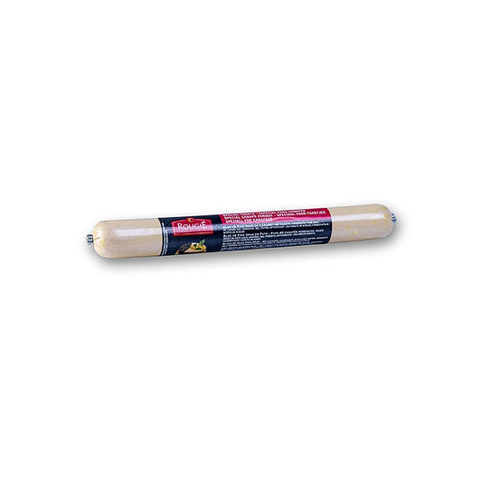 Entenstopfleberblock in Stangenform Ficelle, Foie Gras, Ø25mm, 23cm, Rougié, 125 g - Ideal für Catering und Buffets, leicht zu portionieren und anzuschneiden