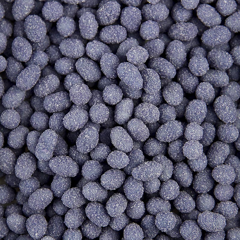 Essbare lila Perlen aus Zucker und Lavendelblüten, ideal zum Dekorieren von Desserts, Kuchen und Eiscreme geeignet