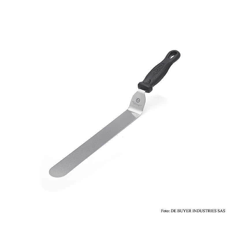 Streichpalette deBUYER FK OFFICIUM, 25cm, gewinkelt, zum Glätten von Gebäck und Cremetorten, spülmaschinenfest