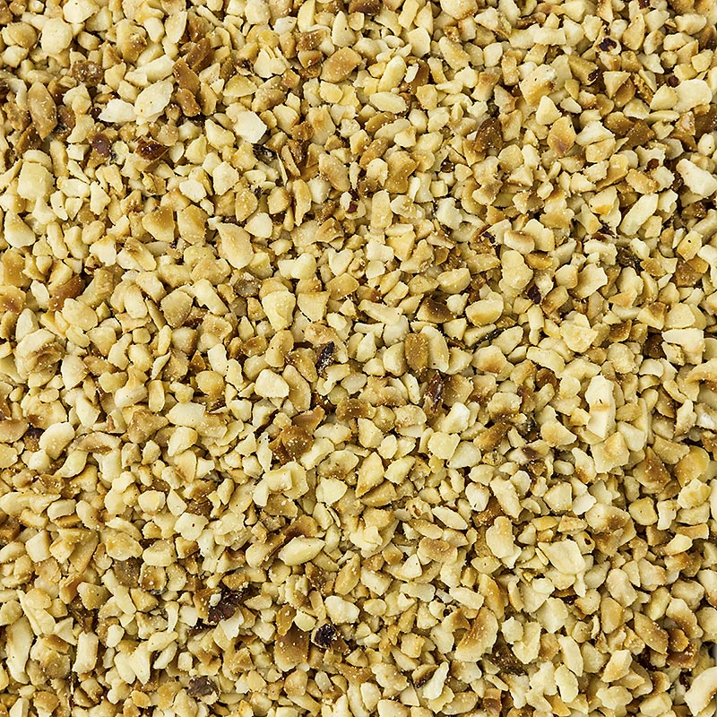 Haselnüsse, gehackt, geröstet, 500 g - Fein gehackte, geröstete Haselnüsse, ideal für Krokant und Schokolade