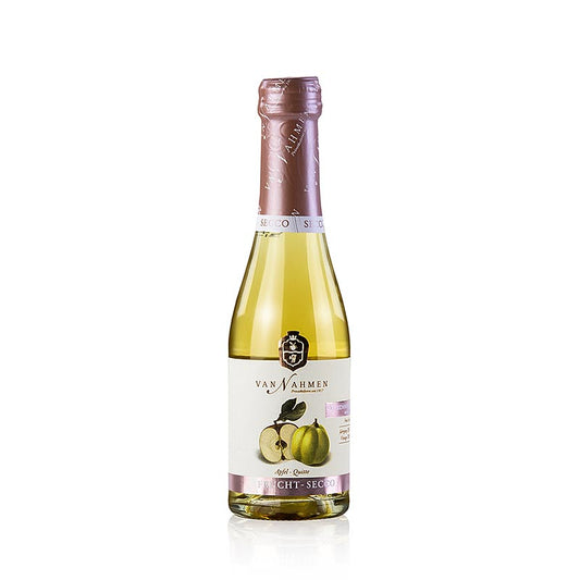 Apfel-Quitte Fruchtsecco, alkoholfrei, BIO, 200 ml - ein prickelnder, vielschichtiger Apéritif mit 0% Alkohol Geehrt von DLG und ÖKO TEST Serviert in exklusiven Restaurants