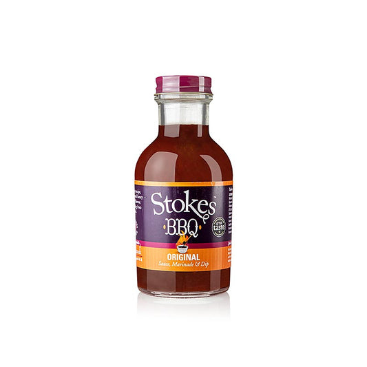 Sauce BBQ Stokes originale, fumée & sucrée, 250 ml