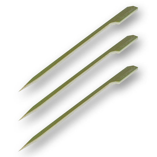 Bambus-Spieße mit angenehmer Textur und gut greifbarem Blattende, 15cm, 50 St