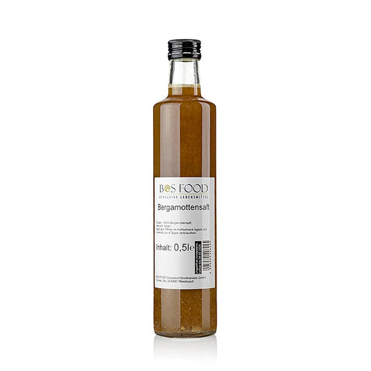 BOS FOOD Jus de bergamote, pur & non sucré, 500 ml