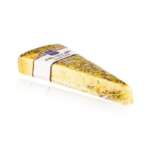 Wijngaard Affine, veredelter Käse mit Senf-Dill-Zubereitung, 150 g - Feinster Käse mit einzigartiger Senf-Dill-Veredelung für besondere Genussmomente
