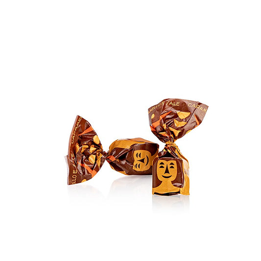 Karamell Mini Trüffelpralinen mit Guerande-Salz, handgefertigt, ca 7g pro Stück, verpackt in einer 1 kg Box