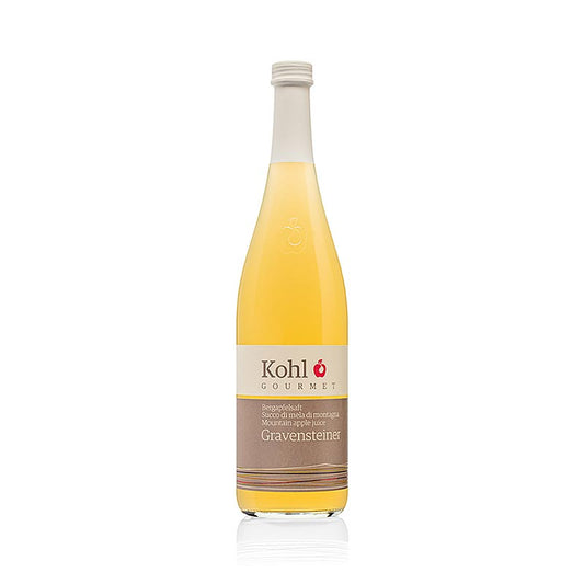 Naturreiner Gourmet Bergapfelsaft Gravensteiner von Kohl aus Ritten, Südtirol