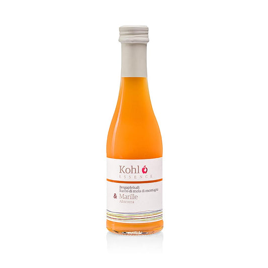 Naturreiner Bergapfelsaft und Marillenmark Cuvée von Kohl aus Südtirol Ideal zu Fisch, Kalbfleisch und Schnittkäse