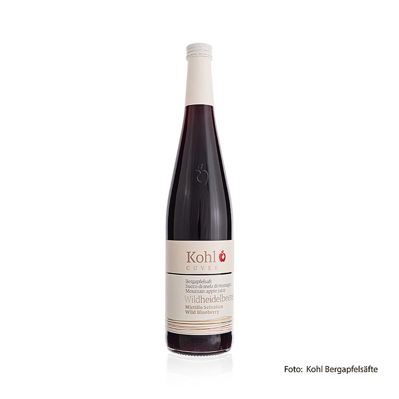 Cuvée Bergapfelsaft + Heidelbeere, 750 ml