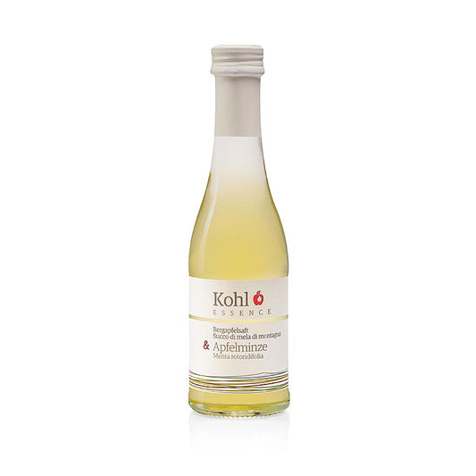 ESSENCE Bergapfelsaft + Apfelminze, 200 ml - Ein erfrischender Durstlöscher für den Sommer, perfekt als Aperitif oder zu leichten Vorspeisen und Salaten geeignet