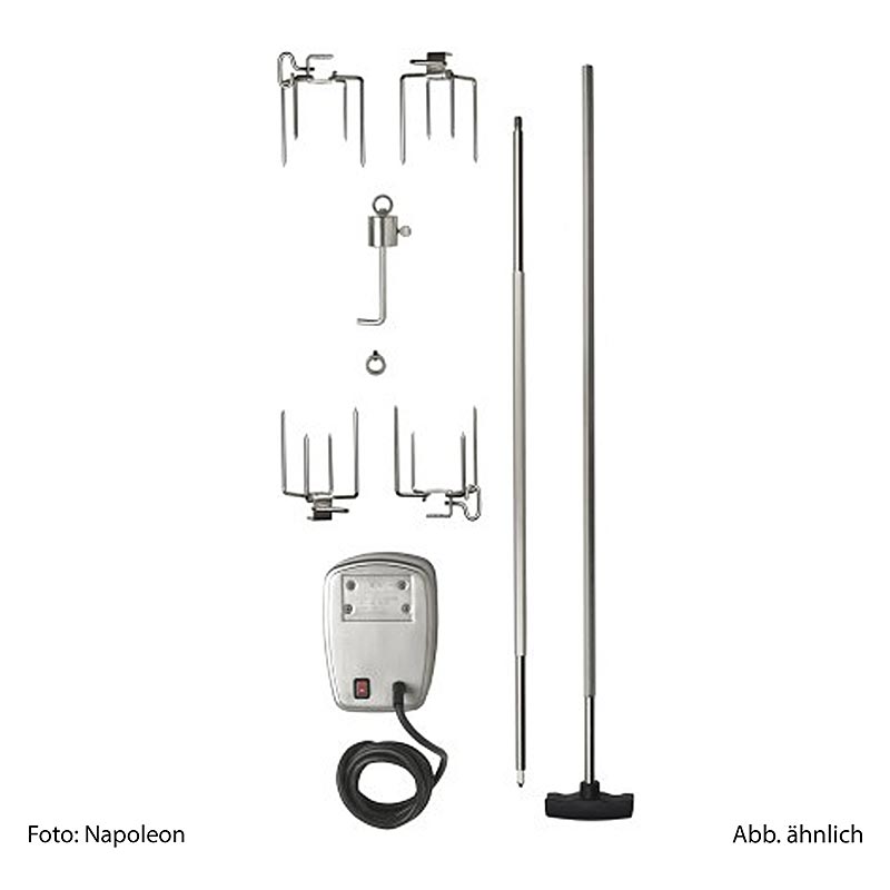Napoleon Grillzubehör - Drehspieß Commercial Gasgrill LE/LEX485/P/PRO, 1 St - Hochwertiger Drehspieß für Gasgrills von Napoleon mit dem Modell LE/LEX485/P/PRO