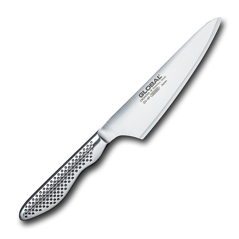 Global GS-89 Universalmesser, Jubiläumsmesser 30 Jahre, 13cm, 1 St - Ein vielseitiges und langlebiges Küchenmesser für Obst, Gemüse, Fleisch und Fisch