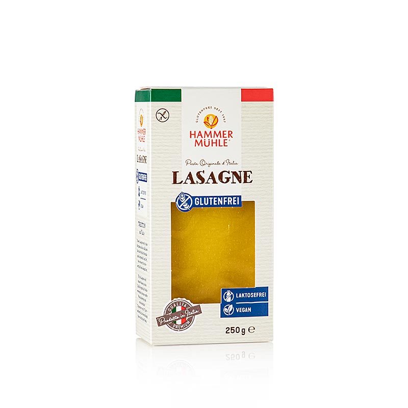 Hammermühle - Lasagne Platten aus Mais und Reis, glutenfrei, 250 g