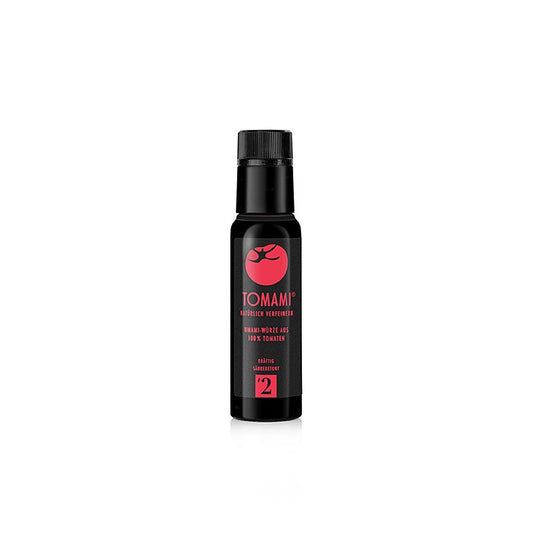 Tomami Tomate®, 2, Tomatenkonzentrat, kräftig säurebetont, 90 ml - Ein reines Naturprodukt aus vollreifen Tomaten, schonend reduziert, verfeinert Gerichte auf natürliche Weise, ohne Zusätze oder überdeckenden Tomatengeschmack