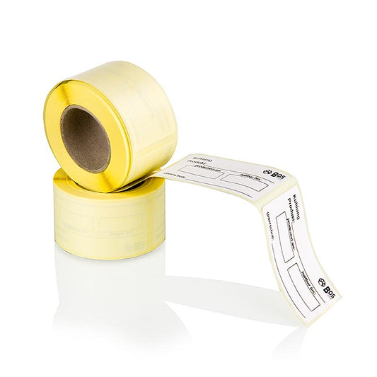 Beschriftungslabels "Kühlung", tiefkühlfeste, wasserablösbare Etiketten, 500 St