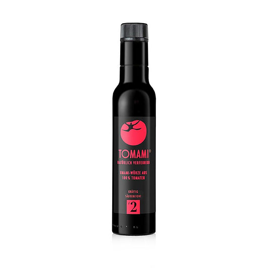 Tomami Tomate®, 2, Tomatenkonzentrat, kräftig säurebetont, 240 ml - Natürliches Würzmittel aus 100% vollreifen Tomaten, ohne Zusätze oder überdeckenden Tomatengeschmack