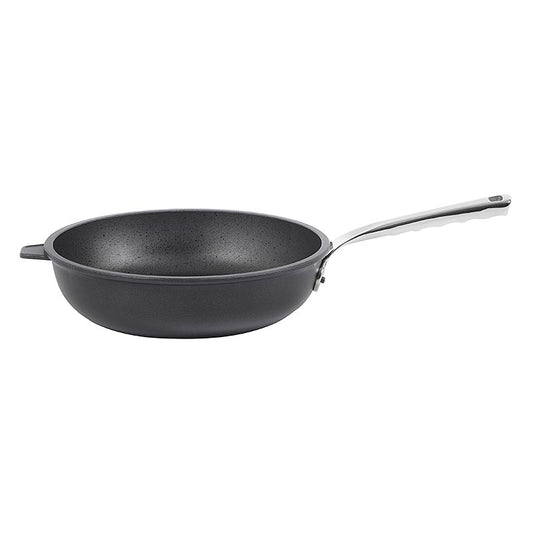 deBUYER Extreme Induktions Antihaft-Sauteuse, Edelstahlgriff, ø 20cm, 1 St - Hochwertige Antihaft-Pfanne aus druckgegossenem Aluminium, ideal für Schmoren, Aufwärmen und Kochen delikater Gerichte, geeignet für alle Herdarten inklusive Induktion