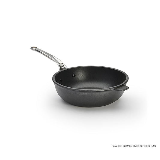 deBUYER Choc Extreme Induktions Antihaft-Sauteuse, Edelstahlgriff, ø 24cm, 1 St - Vielseitige Induktionspfanne mit 24 cm Durchmesser, Antihaftbeschichtung und Edelstahlgriff, geeignet für alle Herdarten inklusive Induktion Entdecken Sie den Komfort und die Qualität von deBUYER in Ihrer eigenen Küche