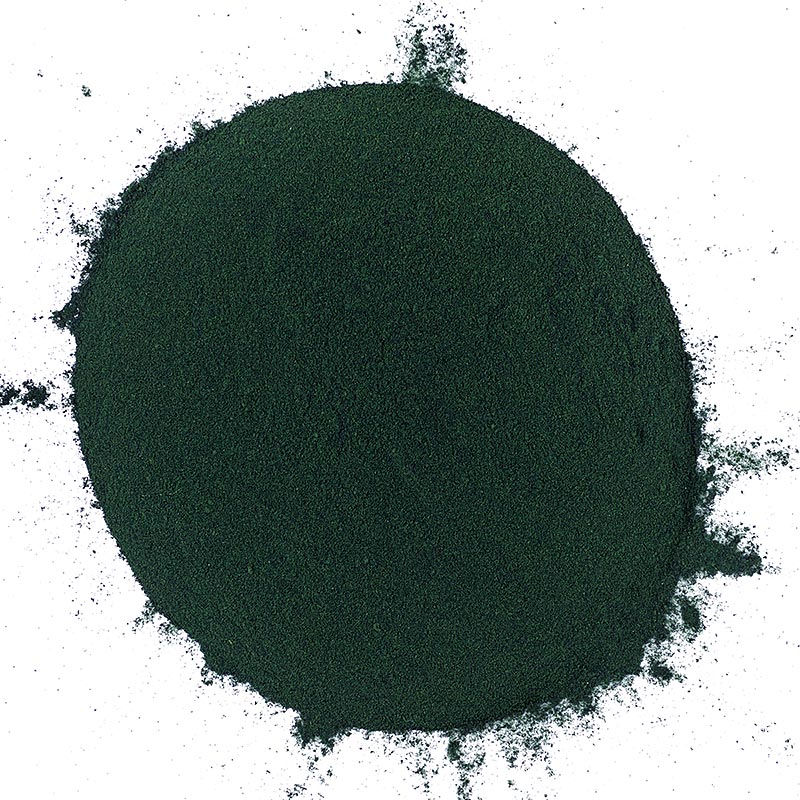 Spirulina platensis (Blaualgen), gemahlen, 500 g - Vielseitiges Superfood-Pulver für Smoothies, Shakes, Suppen, Pürees, Saucen, Risotto und kreative Mix-Getränke aus Cyanobakterien